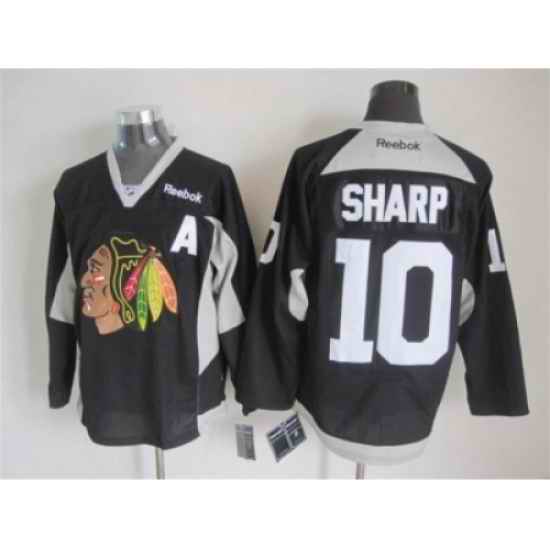 NHL Chicago Blackhawks #10 Patrick Sharp black jerseys